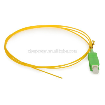 Cheap price SM Simplex 9/125 SC/UPC APC Fiber Optic Ribbon Pigtail with LSZH Jacket